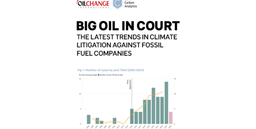 Big oil in court