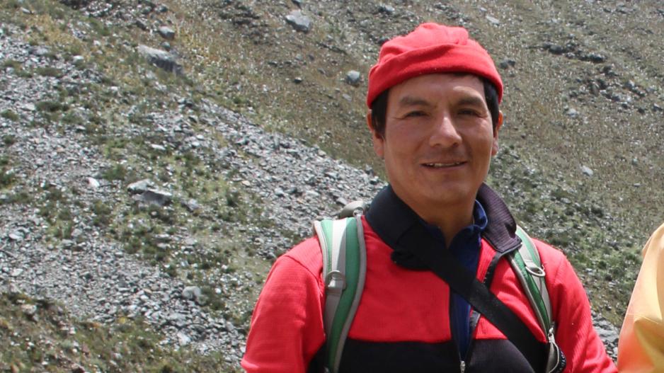 Saúl Luciano Lliuya in den peruanischen Anden
